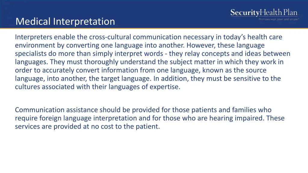 medical interpretation