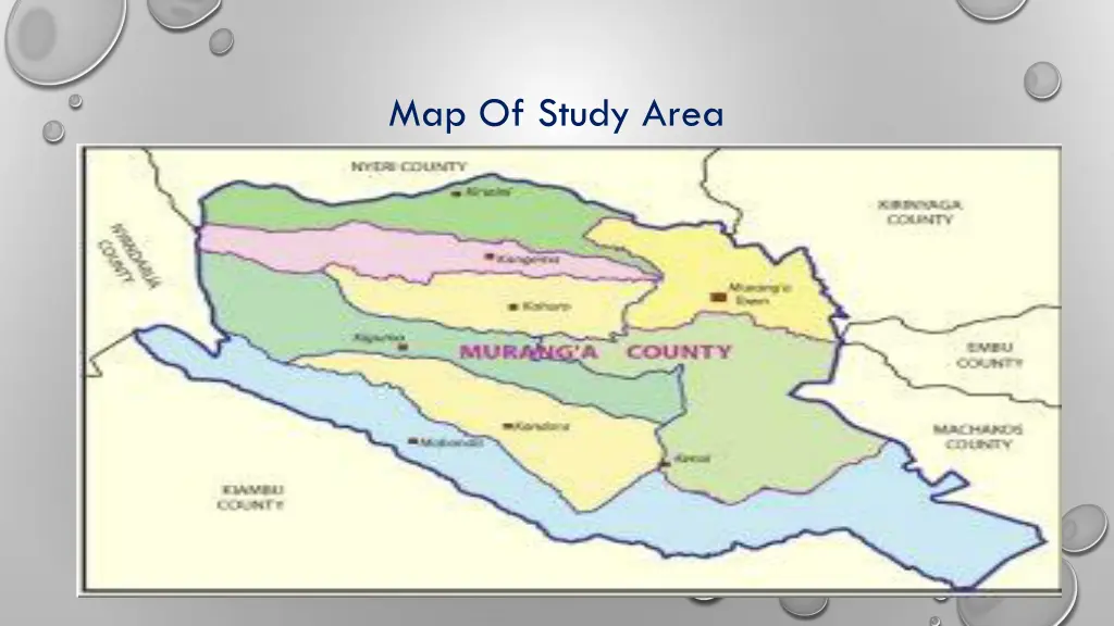 map of study area