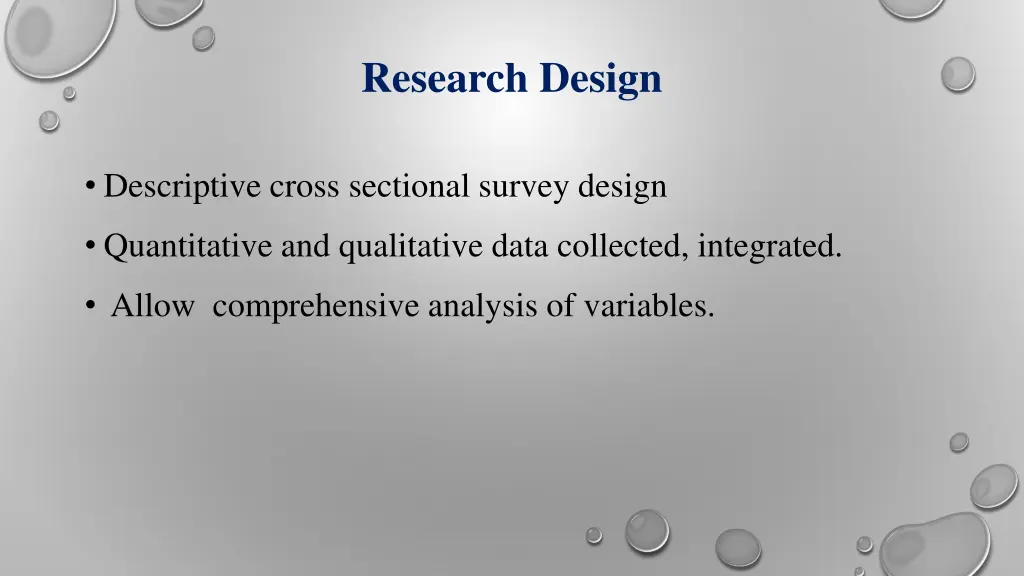 research design