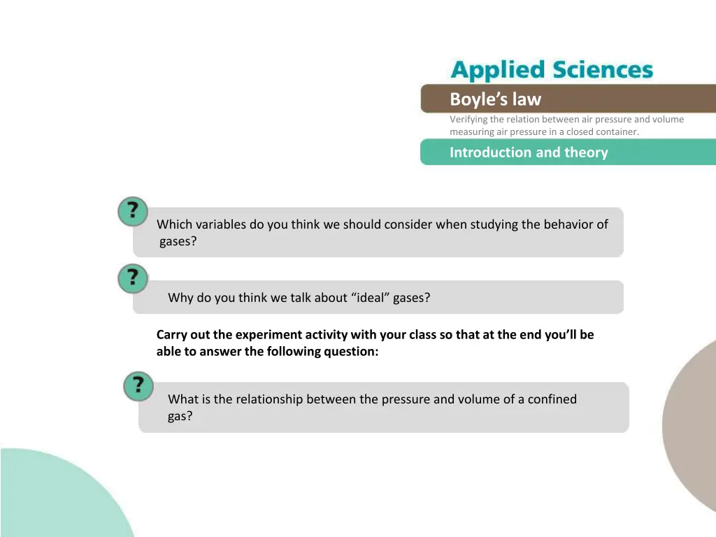 boyle s law verifying the relation between 2