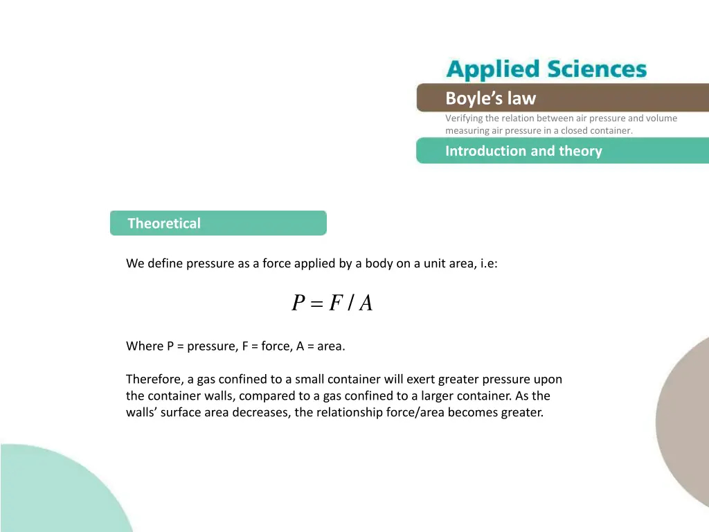 boyle s law verifying the relation between 3