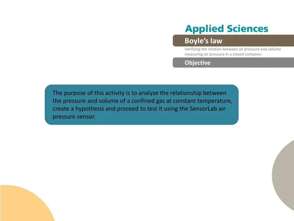 boyle s law verifying the relation between