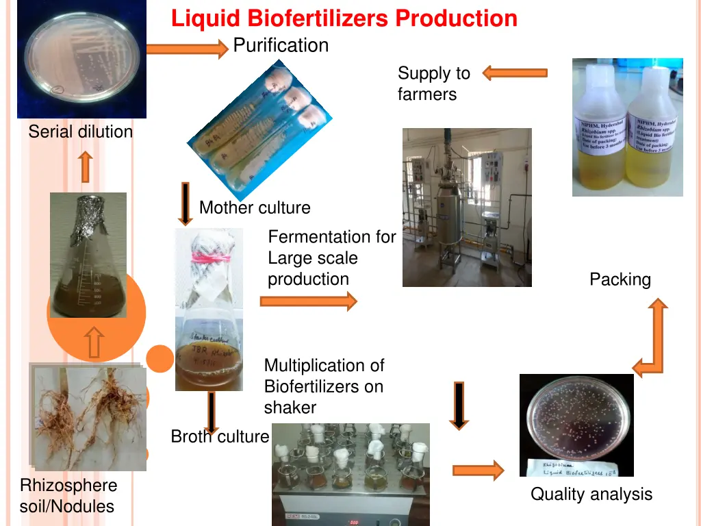 liquid biofertilizers production purification