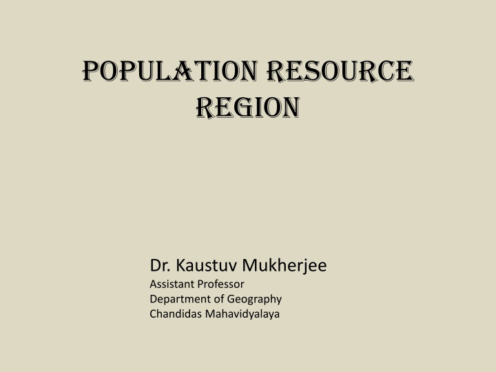 population resource region