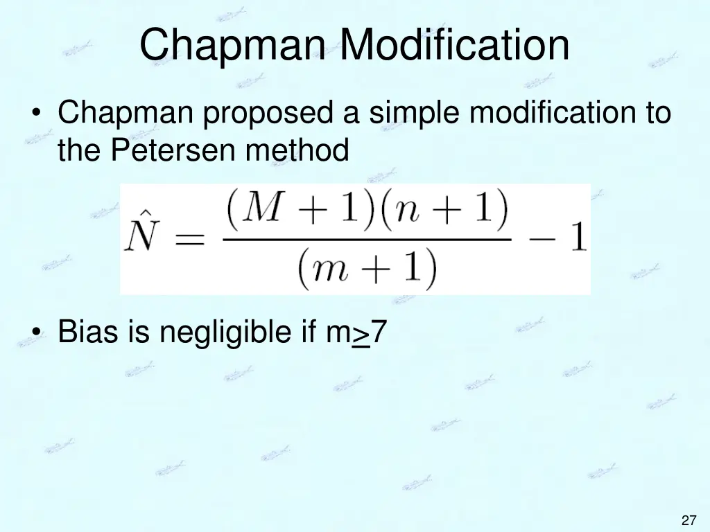 chapman modification