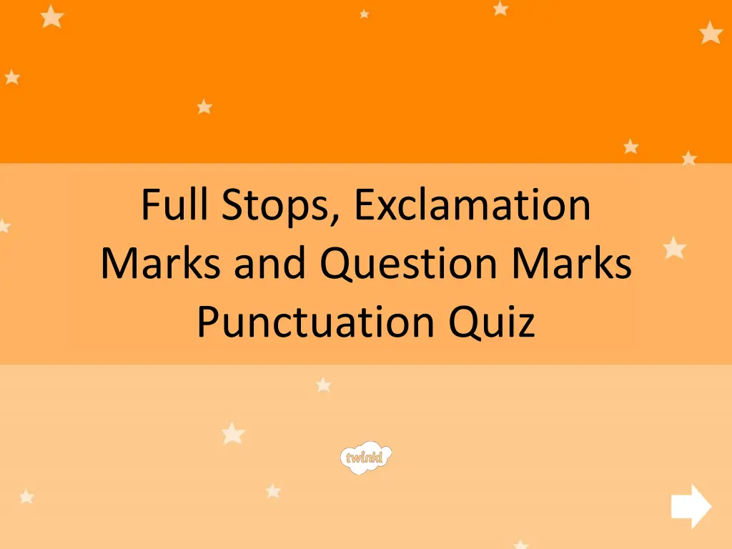 full stops exclamation marks and question marks