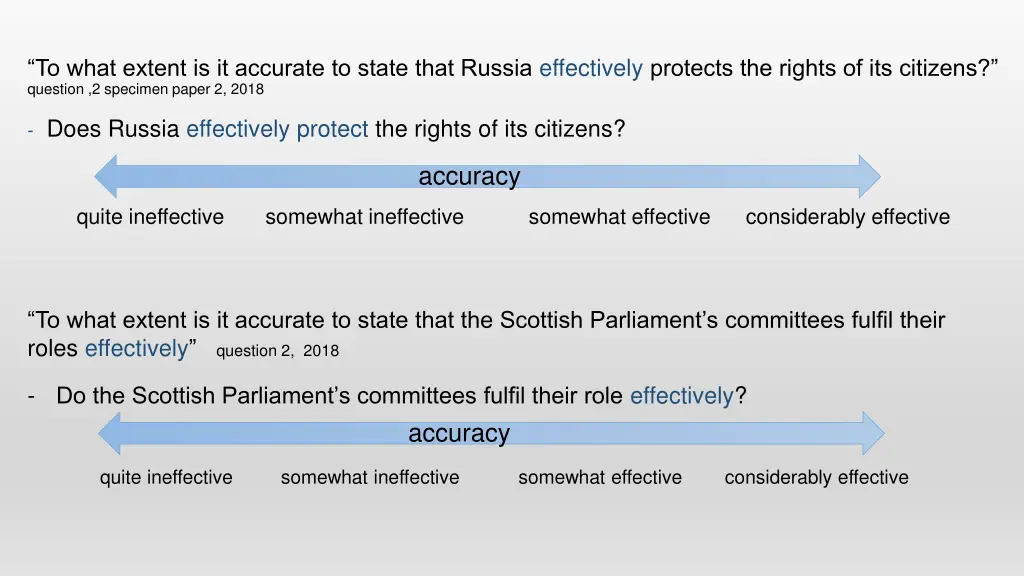 to what extent is it accurate to state that