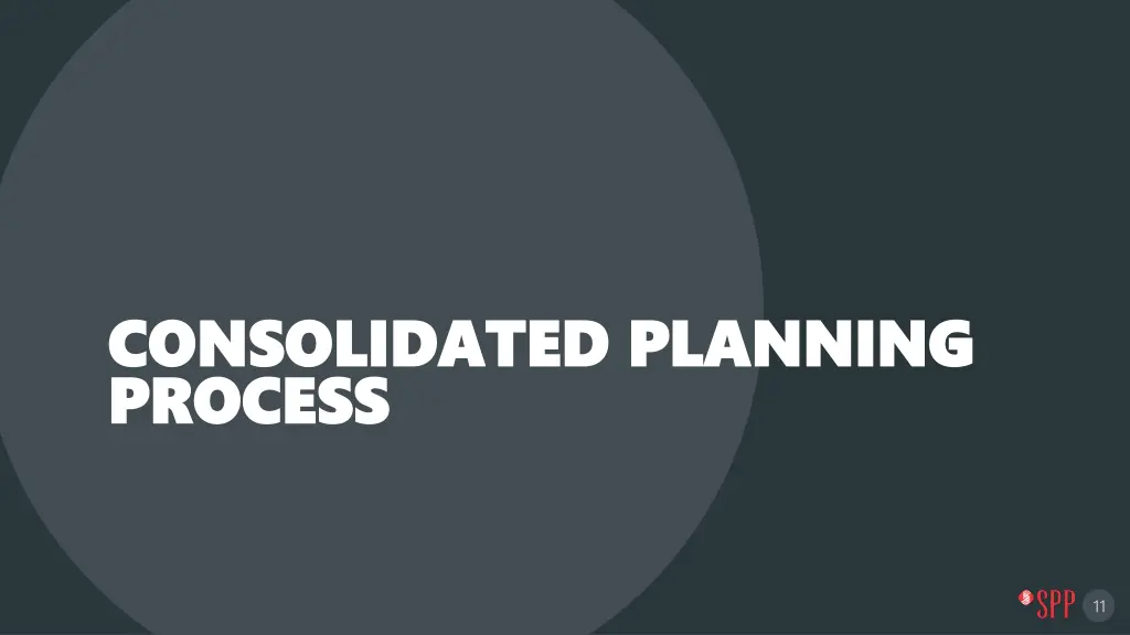 consolidated planning consolidated planning