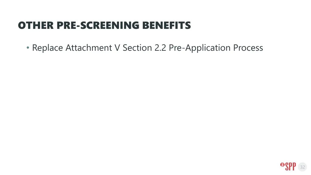 other pre screening benefits 1