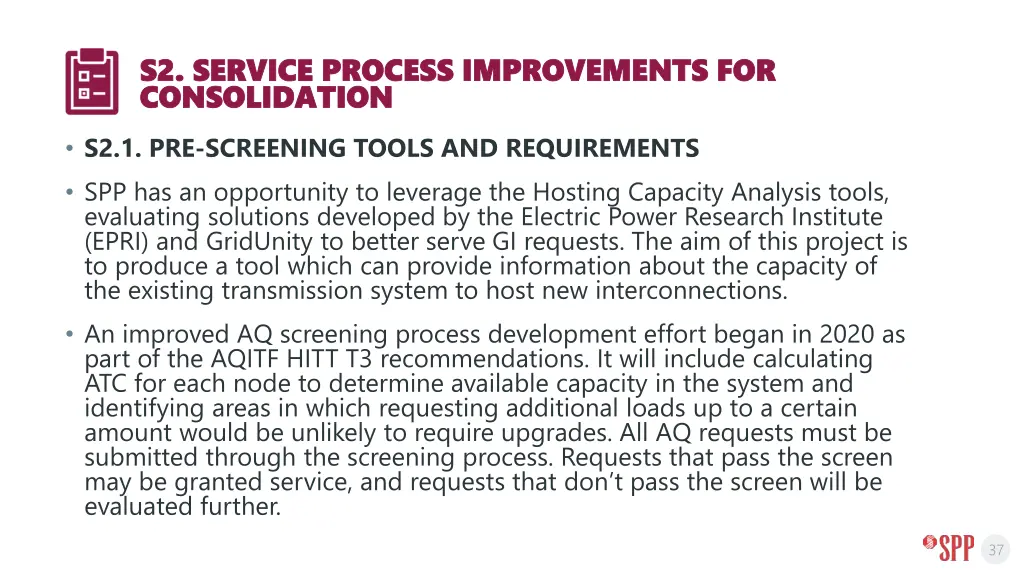 s2 service process improvements for s2 service 1