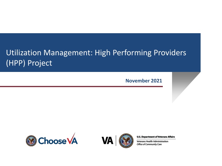 utilization management high performing providers