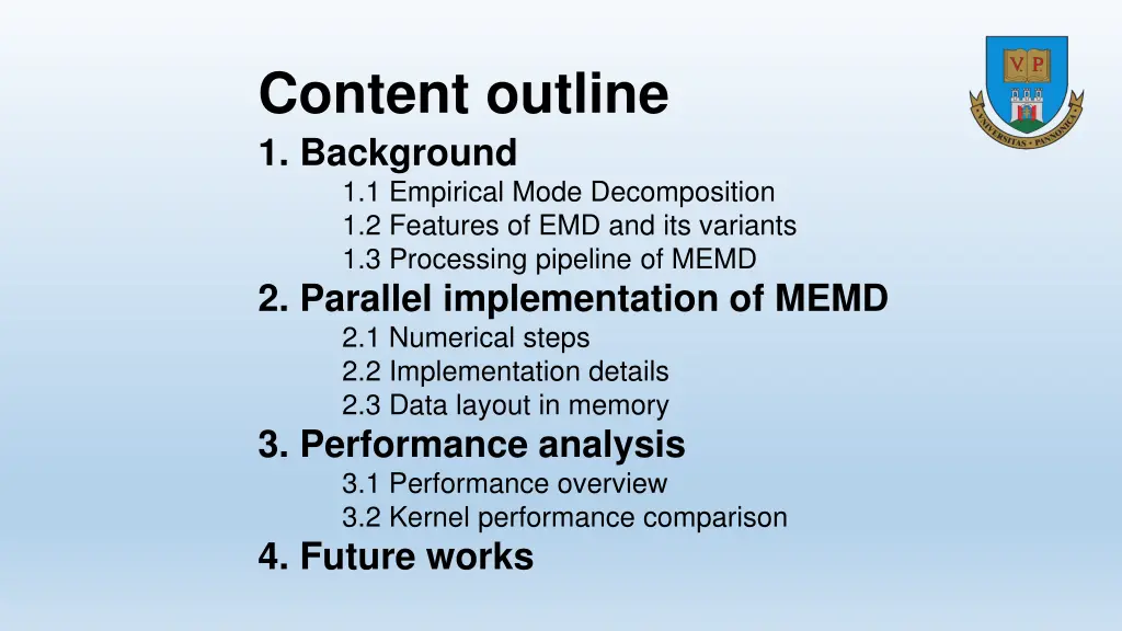 content outline 1 background 1 1 empirical mode