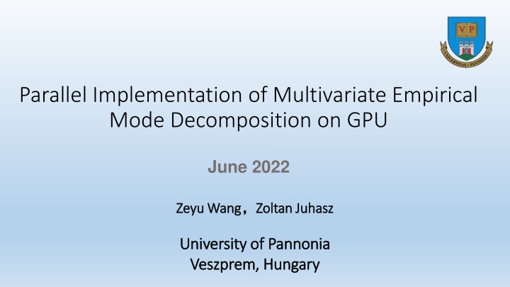 parallel implementation of multivariate empirical