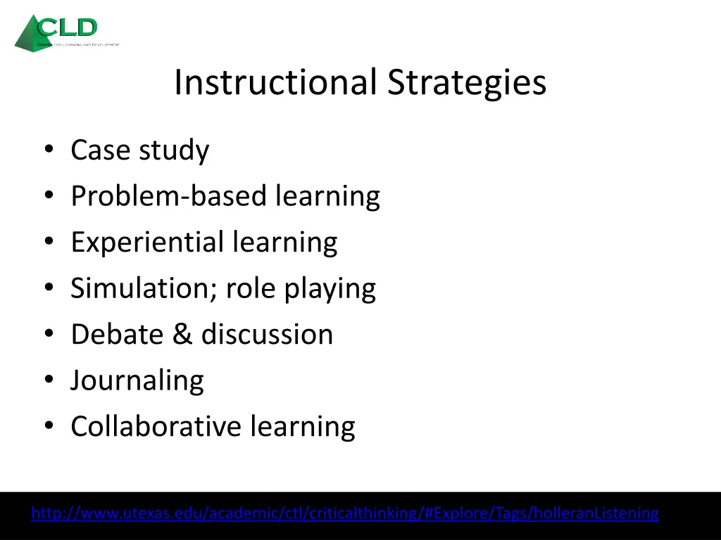 instructional strategies