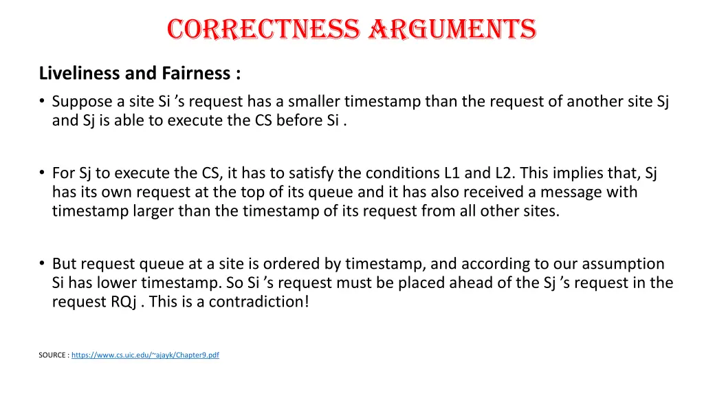 correctness arguments 1