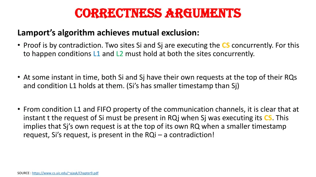 correctness arguments correctness arguments