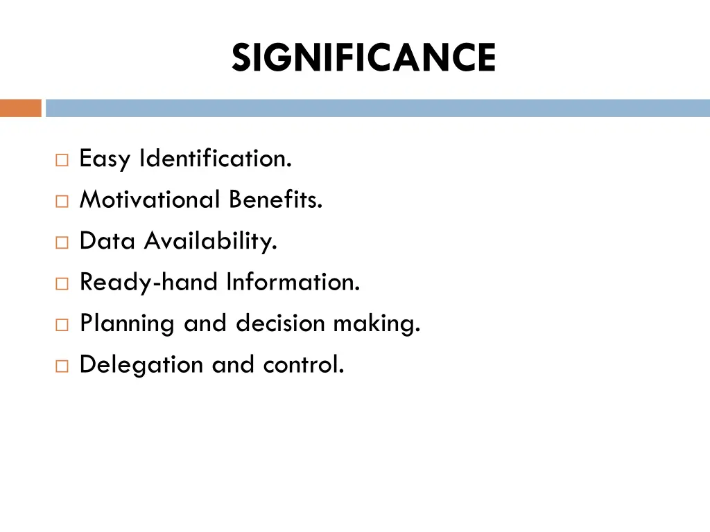 significance