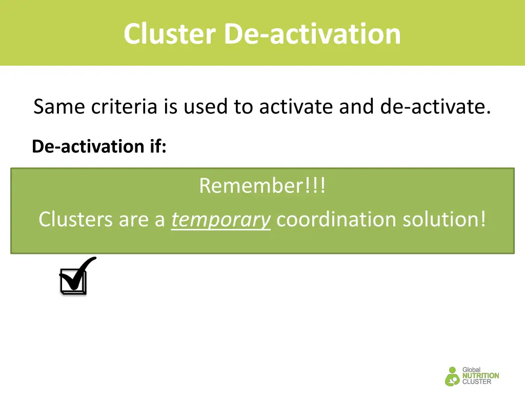 cluster de activation 1