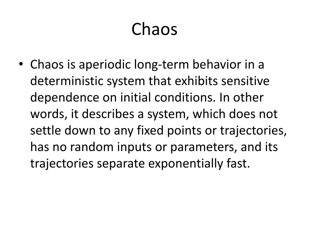 chaos