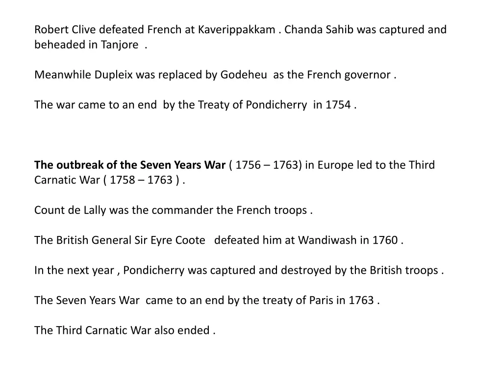 robert clive defeated french at kaverippakkam