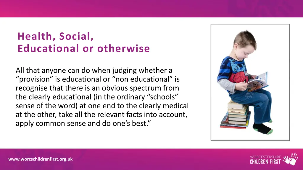 health social educational or otherwise