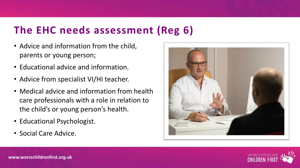 the ehc needs assessment reg 6