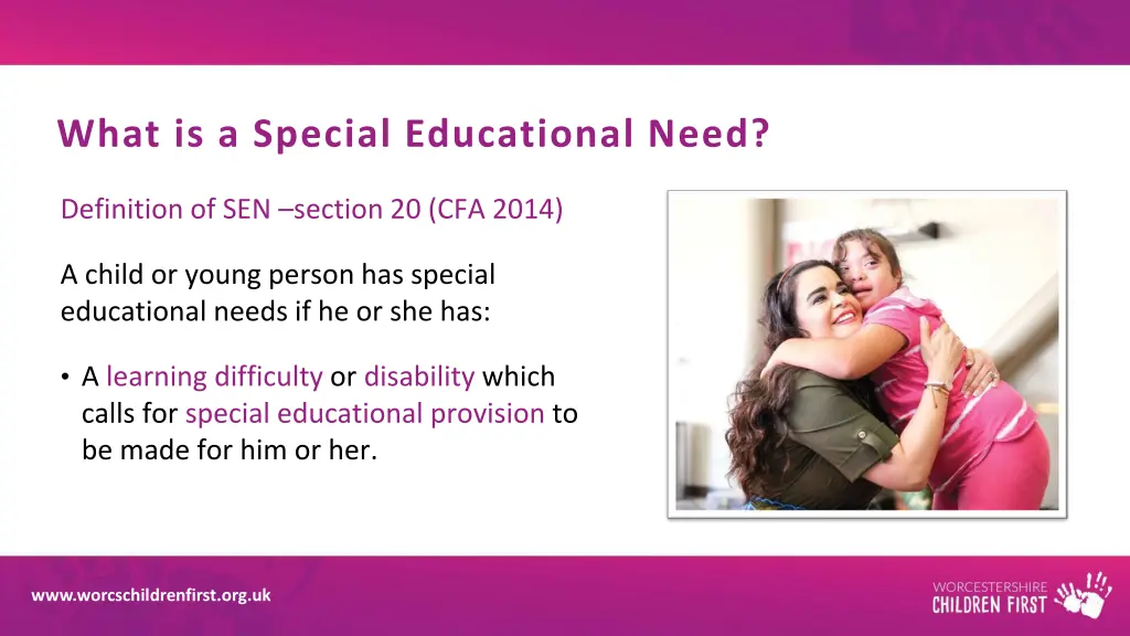 what is a special educational need