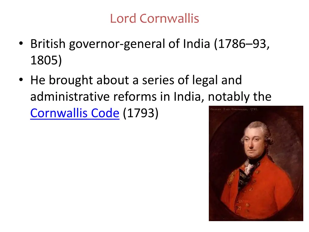 lord cornwallis