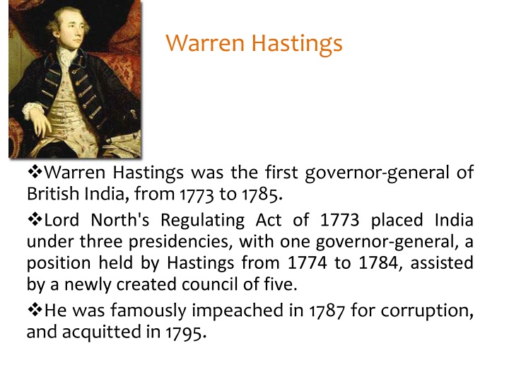 warren hastings