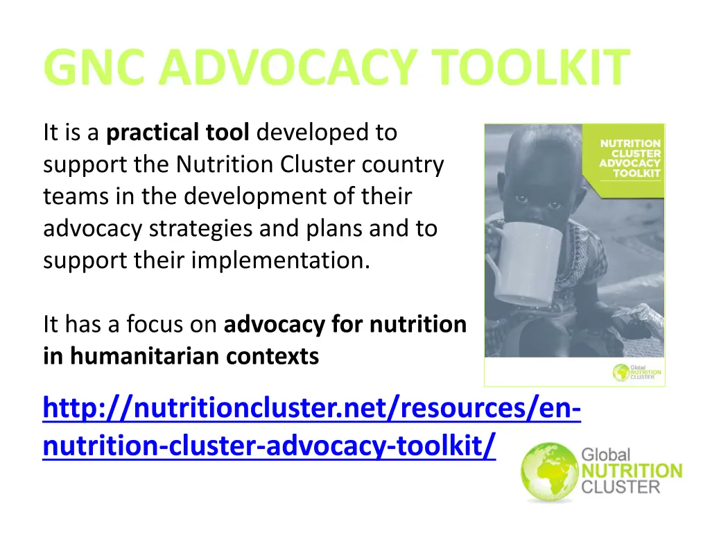 gnc advocacy toolkit 1