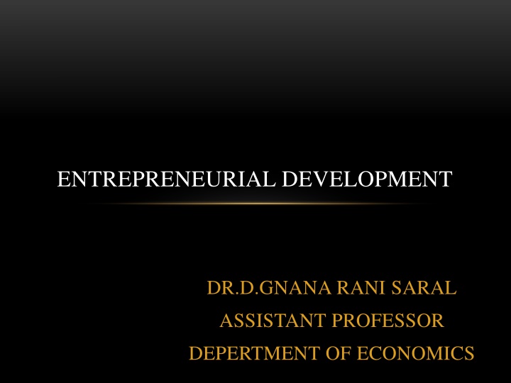 entrepreneurial development