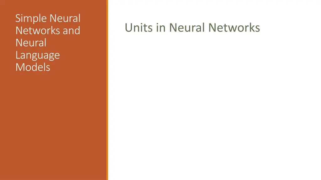 simple neural networks and neural language models 1