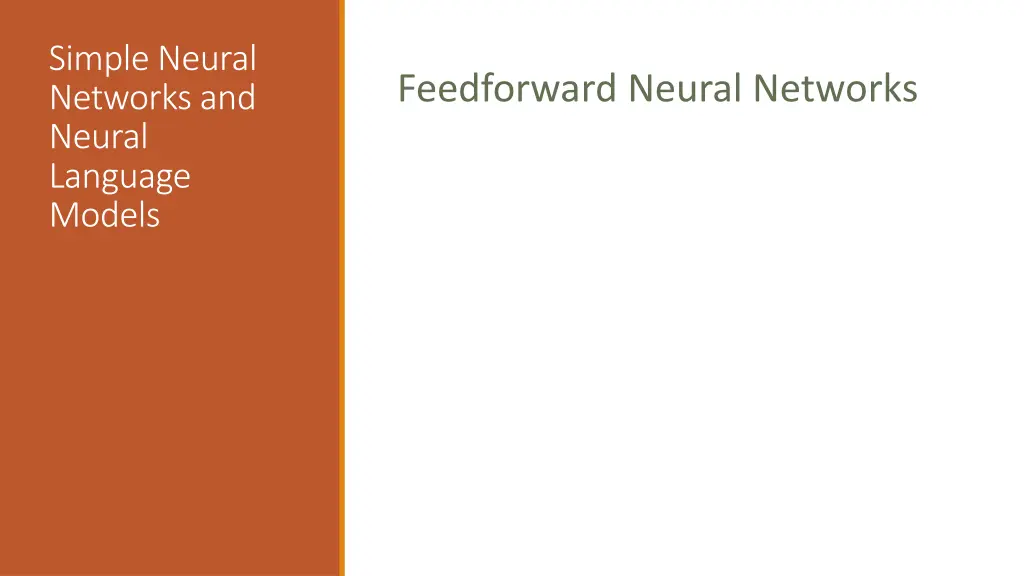 simple neural networks and neural language models 4