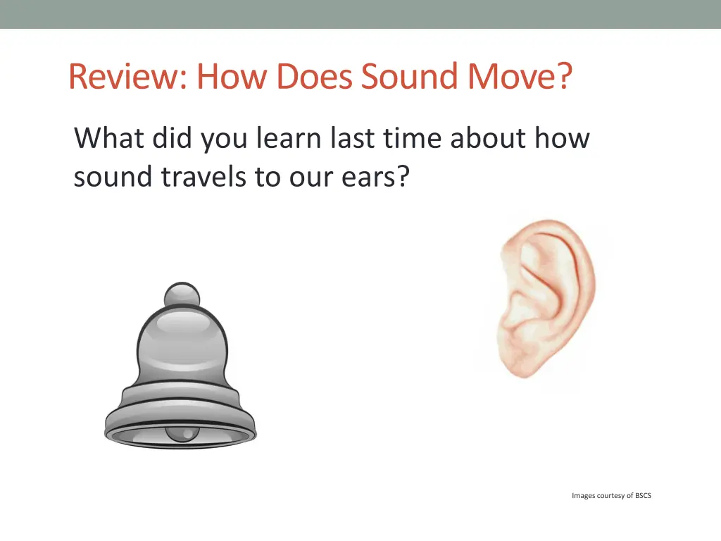 review how does sound move