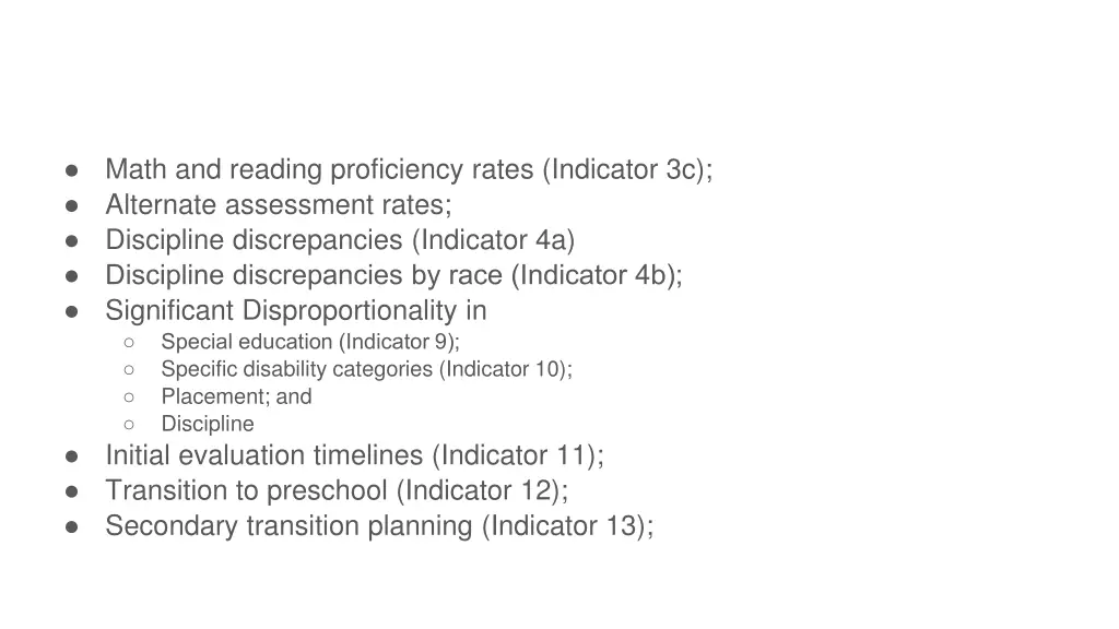 math and reading proficiency rates indicator