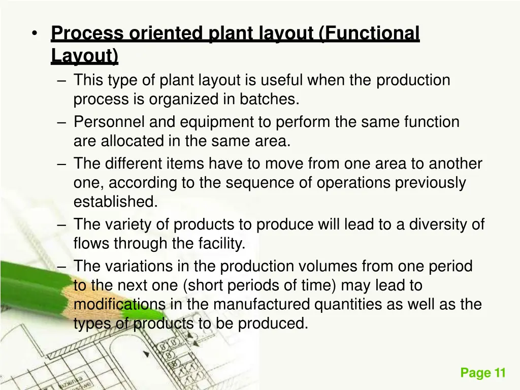 process oriented plant layout functional layout