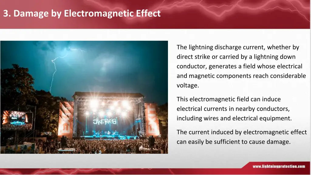 3 damage by electromagnetic effect