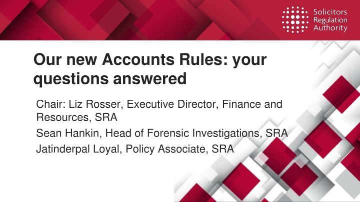 our new accounts rules your questions answered