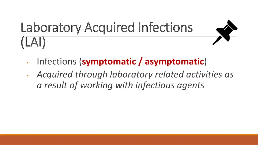 laboratory acquired infections lai