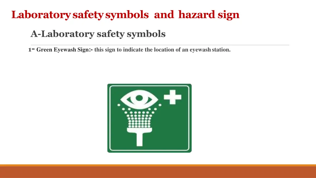 laboratory safety symbols and hazard sign