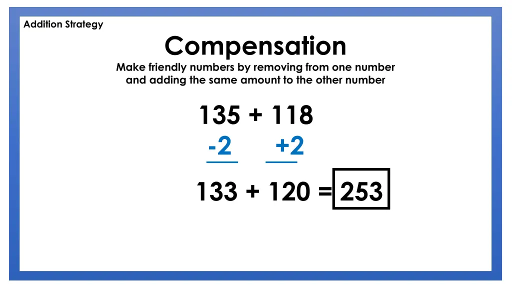 addition strategy 5