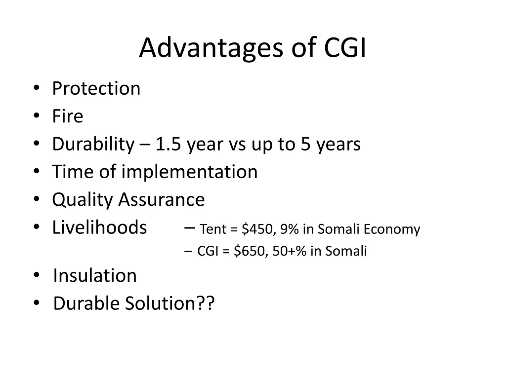 advantages of cgi