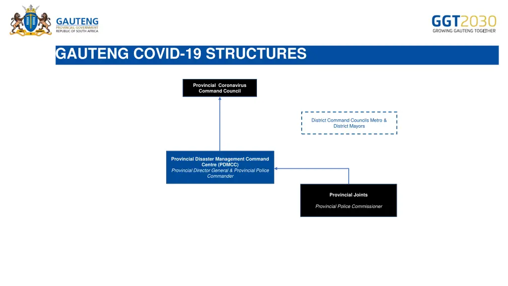 gauteng covid 19 structures