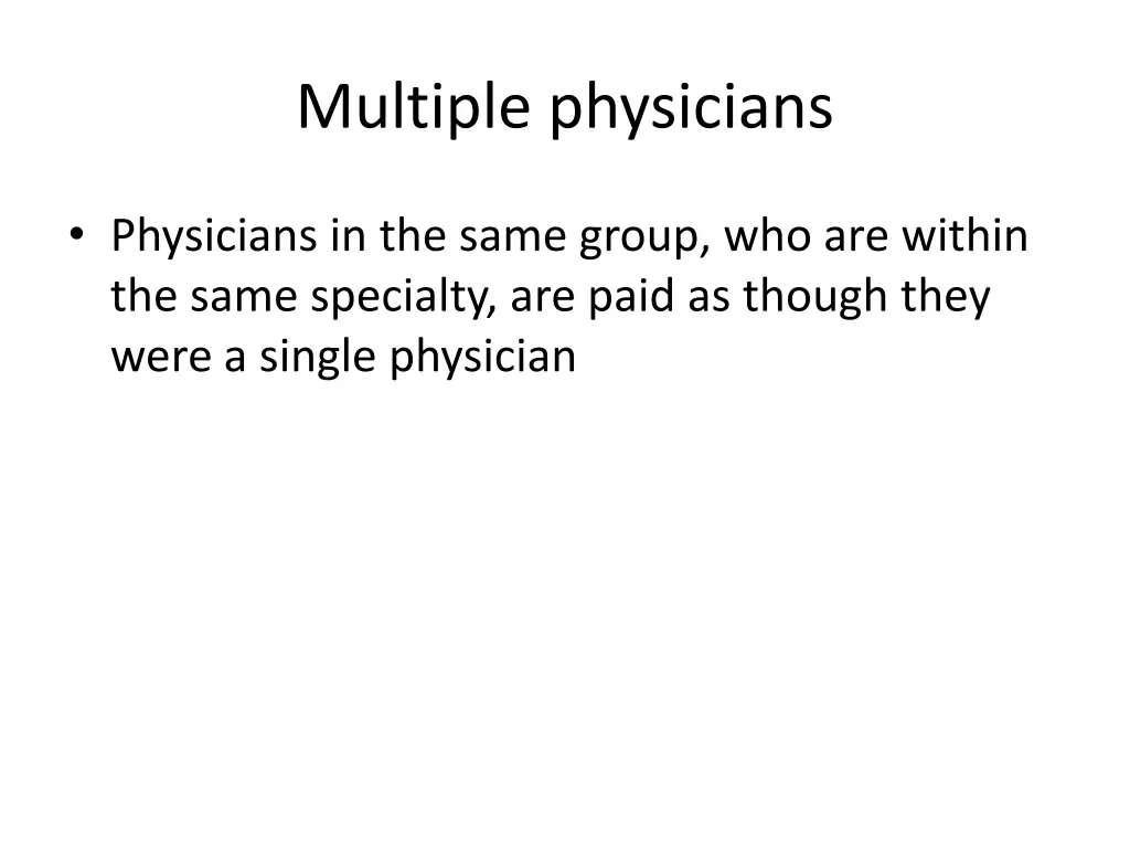 multiple physicians 1