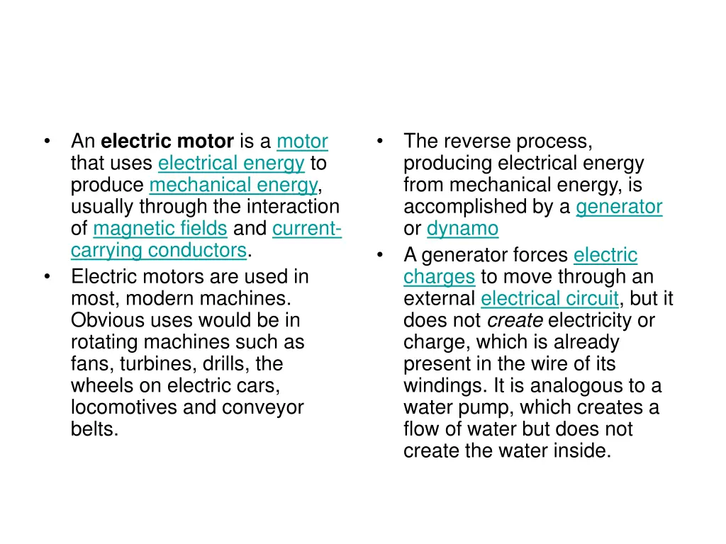 an electric motor is a motor that uses electrical