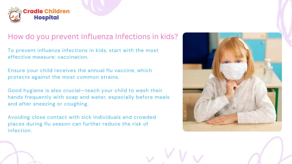 how do you prevent influenza infections in kids