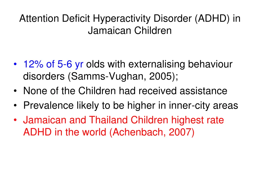 attention deficit hyperactivity disorder adhd