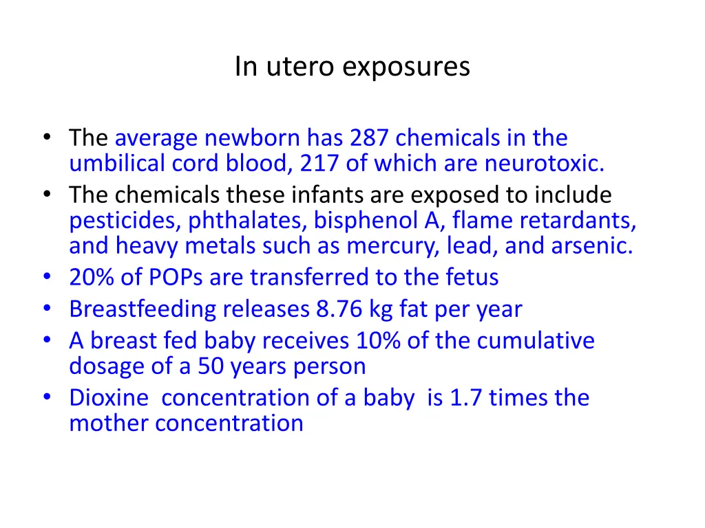 in utero exposures 1