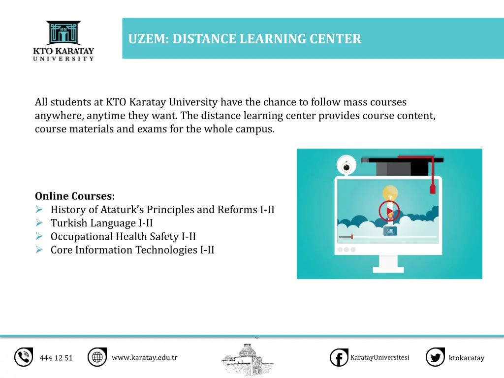 uzem distance learning center