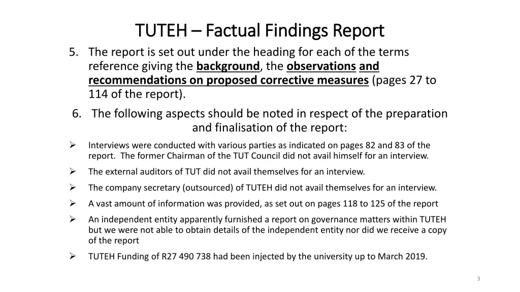 tuteh tuteh factual findings report factual 1